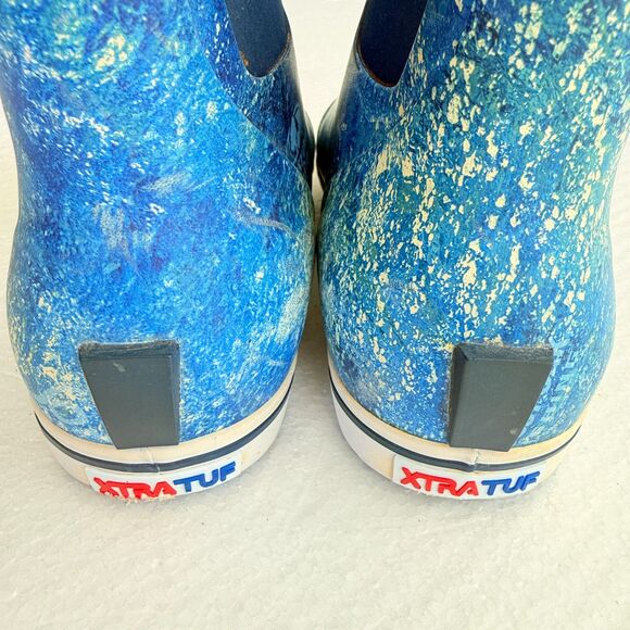 Size 7 D - Xtratuf 6 Inch Ankle Deck Boot, Mossy Oak Coastal Inshore Men's Boot - Picture 4 of 10